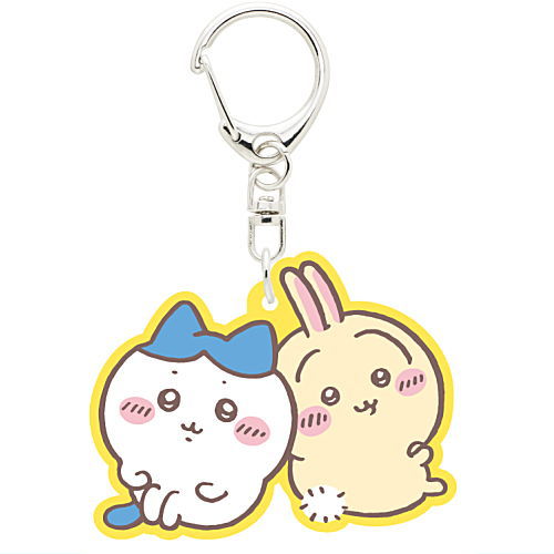 Chiikawa Rubber Keychain [2.Hachiware and Usagi]