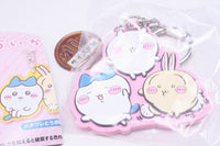 Chiikawa Rubber Keychain [4.Chiikawa and Hachiware and Usagi]