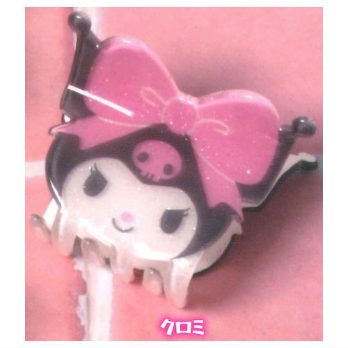 Sanrio Characters Hair Clip Collection [3.Kuromi]