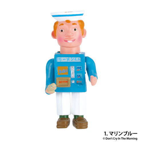 HELLO IN THE WORLD!! Vol.3 Don't Cry In The Morning/Ramen-kun Figure Collection [1.Marine Blue]