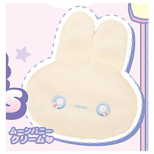 Moon Friends Face Pouch [1.Moon Bunny Cream]