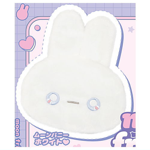 Moon Friends Face Pouch [3.Moon Bunny White]