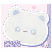 Moon Friends Face Pouch [4.Moon Teddy White]