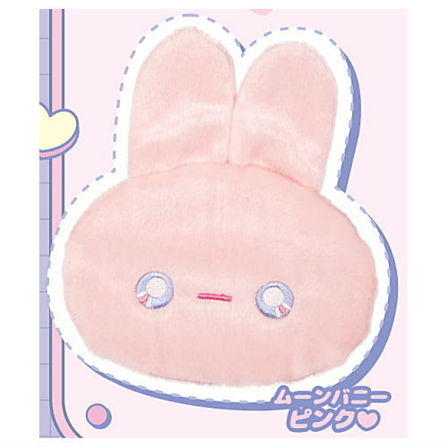 Moon Friends Face Pouch [5.Moon Bunny Pink]