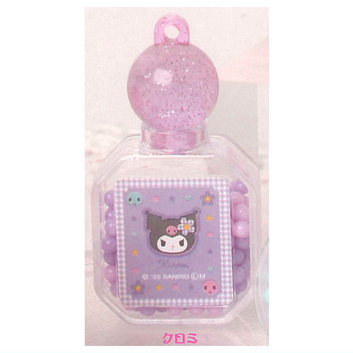 Sanrio Characters Perfume Bottle Kirakira Keychain [2.Kuromi]