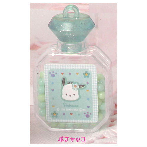 Sanrio Characters Perfume Bottle Kirakira Keychain [4.Pochacco]