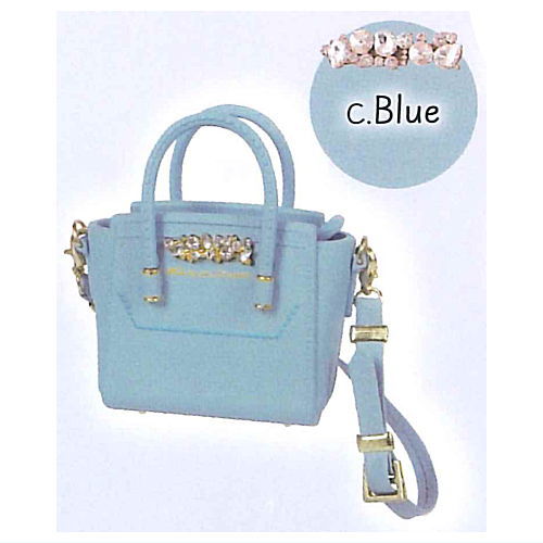 JILL by JILL STUART Mini Bijou Royal Tote Keychain [3.Blue]