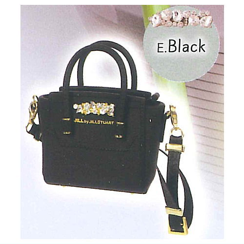 JILL by JILL STUART Mini Bijou Royal Tote Keychain [5.Black]