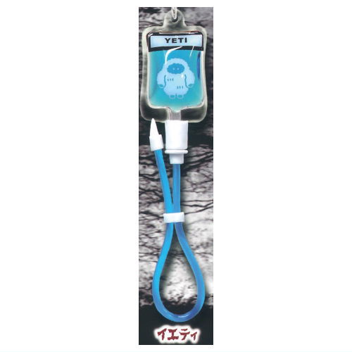 Kawachii blood transfusion pack keychain UMA Blood [3.Yeti]
