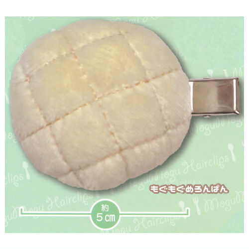MOGUMOGU Hair Clip [1.Mogumogu Melonpan]