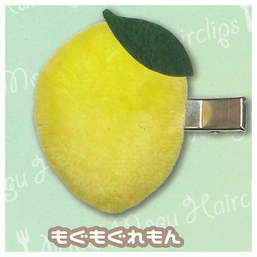 MOGUMOGU Hair Clip [3.Mogumogu Lemon]