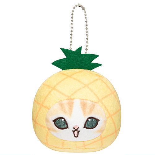 mofusand Mogitatenyan Face Plush Toy [4.Pineapple nyan]