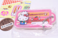 Sanrio Characters Kids Spoon & Fork Acrylic Charm [1.Hello Kitty]