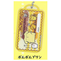 Sanrio Characters Kids Spoon & Fork Acrylic Charm [3.Pompompurin]