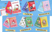 Sanrio Characters Jiyucho & Shitajiki Set Charm [All 6 type set(Full Complete)]