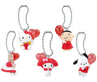 Sanrio Characters Color Collection Charm Red [All 5 type set(Full Complete)]