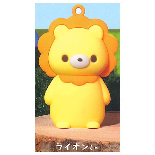 Kowakunaine Fukkura rubber figure [3.Lion]