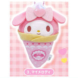 Sanrio Characters Crepe Swaddle Mascot [3.My Melody]