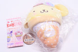 Sanrio Characters Crepe Swaddle Mascot [4.Pompompurin]