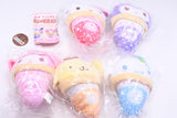 Sanrio Characters Crepe Swaddle Mascot [All 5 type set(Full Complete)]