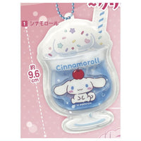 Sanrio Characters Acrylic Charm with PVC Clear Case Cream Soda Design [1.Cinnamoroll]