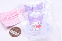 Sanrio Characters Acrylic Charm with PVC Clear Case Cream Soda Design [4.Kuromi]