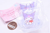 Sanrio Characters Acrylic Charm with PVC Clear Case Cream Soda Design [4.Kuromi]