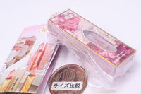 Kailijumei Miniature Collection [8.Floral Lip Gloss Pink (with gold leaf)]