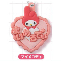 Sanrio Characters Fairy Tale Workshop Name Holder Miniature Rubber Mascot [2.My Melody]