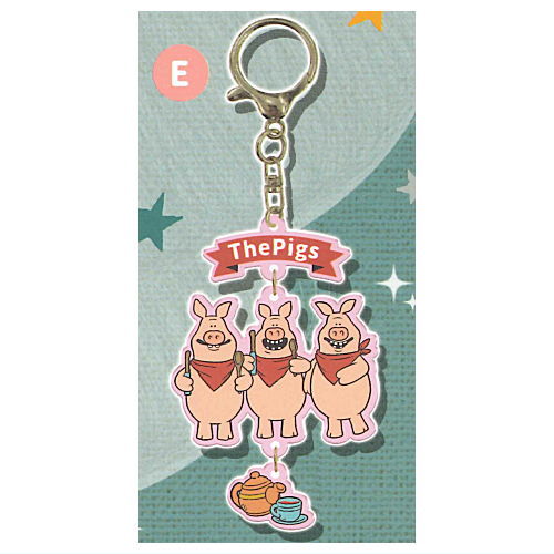 Shaun the Sheep yurayura 3-ren keychain [5.E]