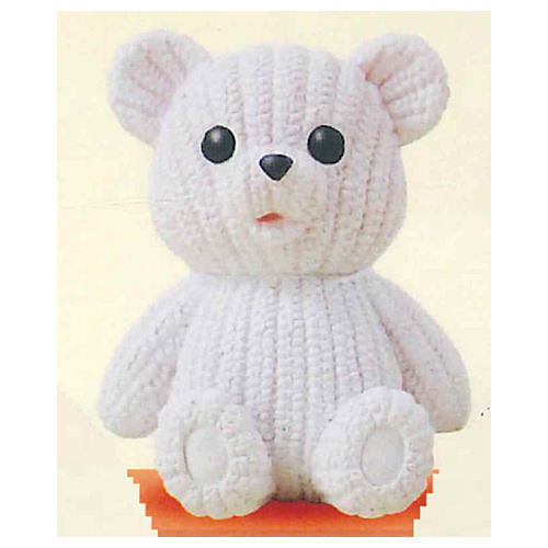 Amikko Bear Figure Collection [3.White]