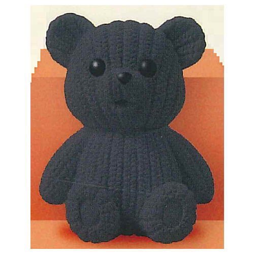 Amikko Bear Figure Collection [7.Black]