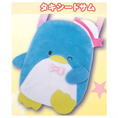 Sanrio Hapidanbui Plush Pochette [5.Tuxedo Sam]