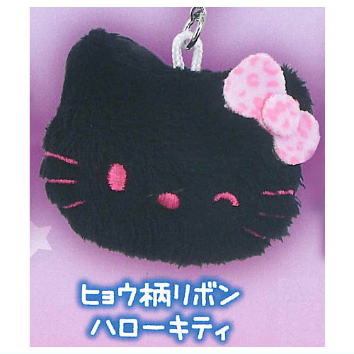 Sanrio Hello Kitty Plush Charm [2.Leopard Ribbon Hello Kitty]