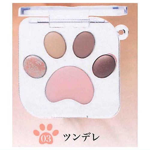 MilleFee Meow Paws Eyeshadow Palette miniature keychain vol.1.5 [3.Tsundere]