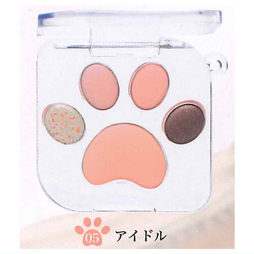 MilleFee Meow Paws Eyeshadow Palette miniature keychain vol.1.5 [5.Idol]
