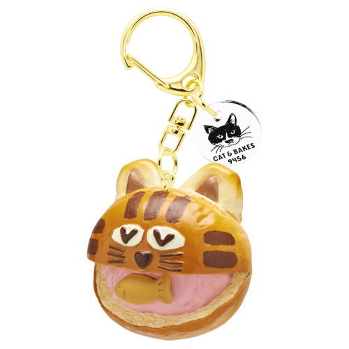 CAT�•BAKES9456 Doraneko Pan Mascot [4.Heart Strawberry]