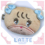 mikko illustrations Plush Bangs Clip [3.LATTE]