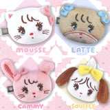mikko illustrations Plush Bangs Clip [All 4 type set(Full Complete)]