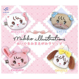 mikko illustrations Plush Bangs Clip [All 4 type set(Full Complete)]