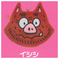 Kaiketsu Zorori Face Stuffed Pouch [3.Ishishi]