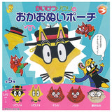 Kaiketsu Zorori Face Stuffed Pouch [All 5 type set(Full Complete)]