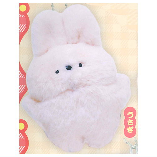 hammy&dacco Supponnpo Animals Plush Charm Collection [1.Rabbit]