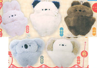 hammy&dacco Supponnpo Animals Plush Charm Collection [All 5 type set(Full Complete)]