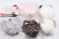 hammy&dacco Supponnpo Animals Plush Charm Collection [All 5 type set(Full Complete)]
