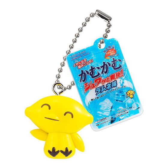 Kamukamu Series Miniature Charm [6.Kamukamu Ramune flavor (pouch) & Kamupiyo]