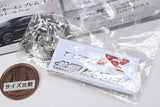 Honda/MUGEN TYPE R Car Emblem Metal Keychain Collection [6.CIVIC MUGEN TYPE R (FK8) rear emblem]