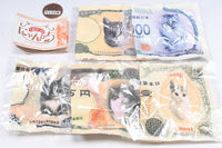 Cat Money Handkerchief [All 5 type set (Full Complete)]