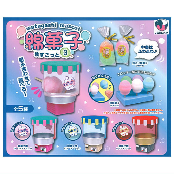 Cotton Candy Mascot Part.3 [All 5 type set(Full Complete)]