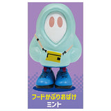 NANASHI no OBAKE Mascot Figure [2.Hooded OBAKE mint]